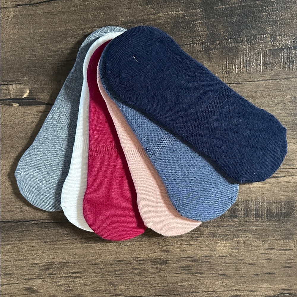 Xhilleration Socks - Set of 6 Colorful Liners • NWT